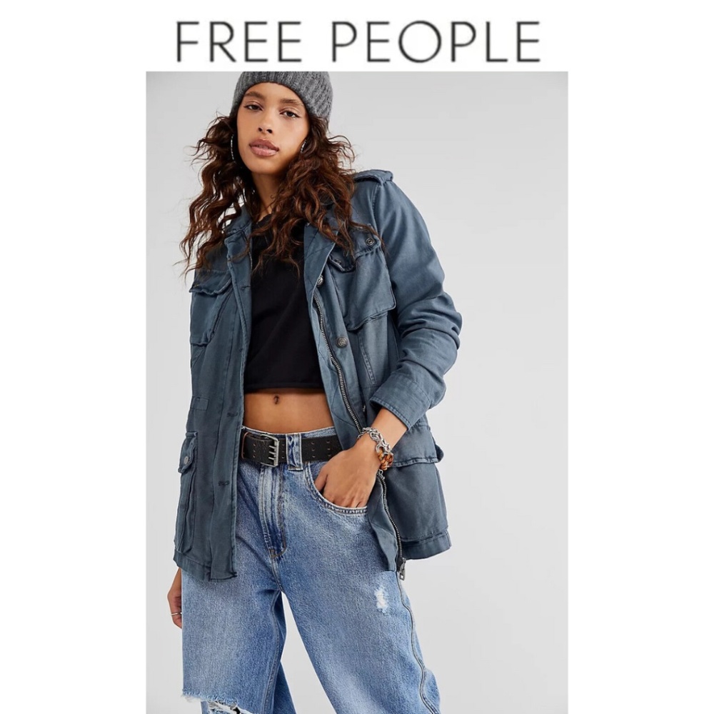 Free People Not Your Brother's Surplus Jacket